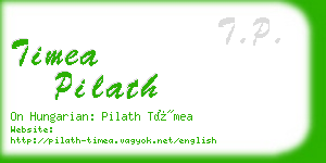 timea pilath business card